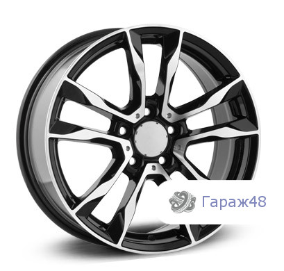 LegeArtis Concept-MB508 R17 / 8J PCD 5x112 ET 48 ЦО 66.6 Литые Черный с полированной лицевой поверхностью