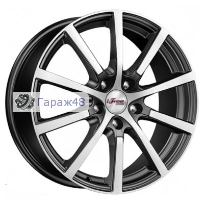 iFree Big Byz R17 / 7J PCD 5x114.3 ET 45 ЦО 60.1 Литые Черный глянцевый с полированной лицевой поверхностью
