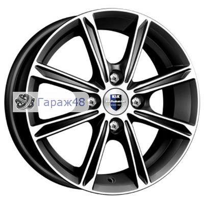 K&amp;K KC698 R13 / 5J PCD 4x114.3 ET 45 ЦО 69.1 Литые Черный глянцевый с полированной лицевой поверхностью